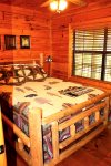 Bear Pause- Blue Ridge Cabin Rentals- Bedroom